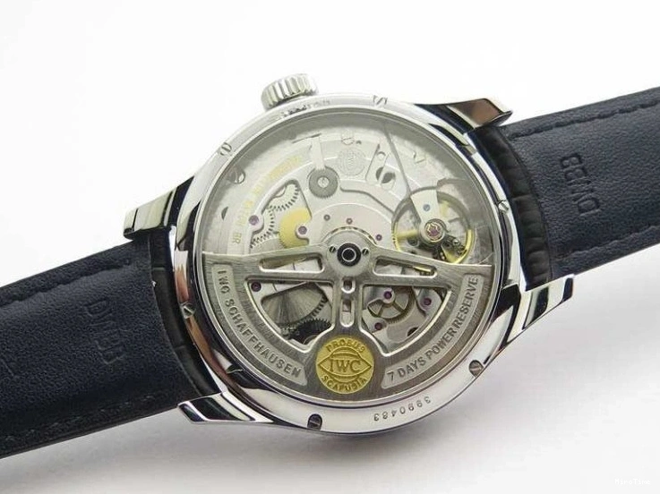 MIROTIME 0118 Portuguese Real PR Real Annual Calendar IW5035 YLF 1:1 Best Edition White Dial On Leather Strap A Refined 7243